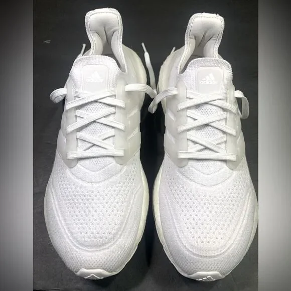 Adidas Ultra Boost 21 Women’s “ Triple White “ Shoe Size- 7.5 - Picture 5 of 12